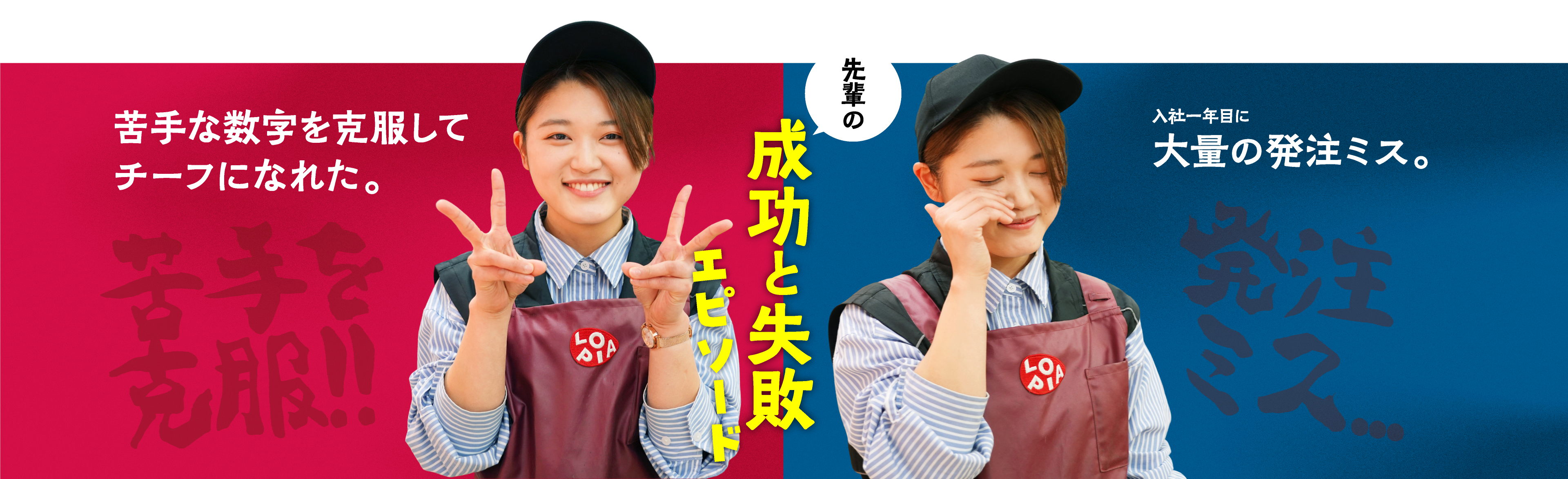 成功と失敗エピソード